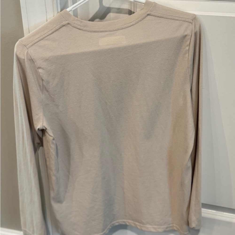 ABERCROMBIE KIDS BRAND, Beige Graphic Long Sleeve Shirt, Boy’s Sz 15/16 Clothing - Picture 7 of 9